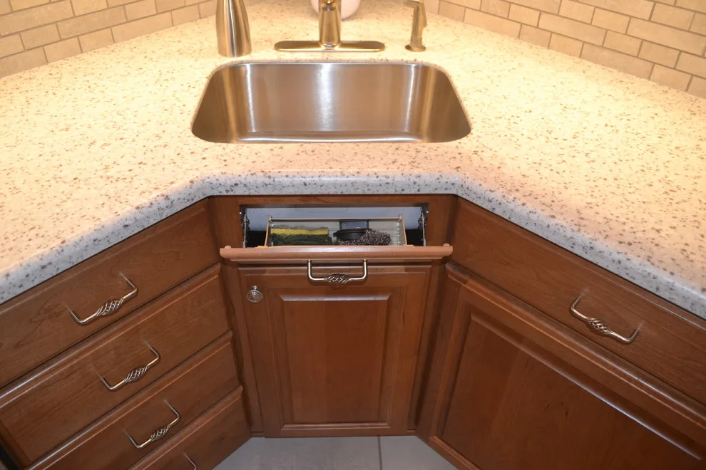 Elegant Small Kitchen in a Condominium by Chester County Kitchen & Bath - Photo 4