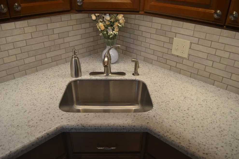 Elegant Small Kitchen in a Condominium by Chester County Kitchen & Bath - Photo 3