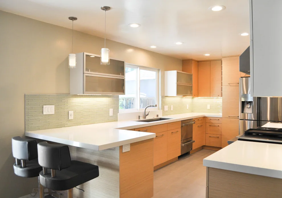 Connecticut Rif Contemporary White Oak Kitchen by Kitchen Inspiration Inc. - Photo 19
