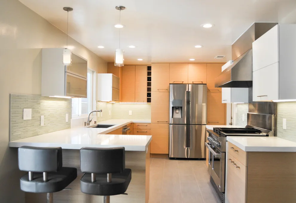 Connecticut Rif Contemporary White Oak Kitchen by Kitchen Inspiration Inc. - Photo 14