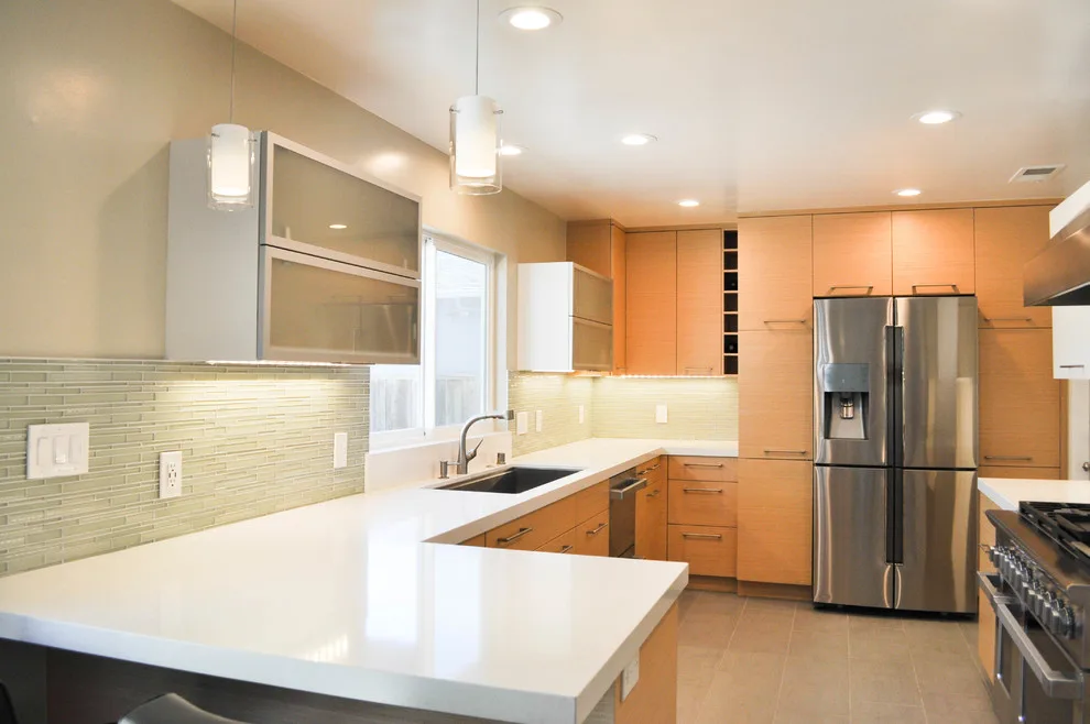 Connecticut Rif Contemporary White Oak Kitchen by Kitchen Inspiration Inc. - Photo 6