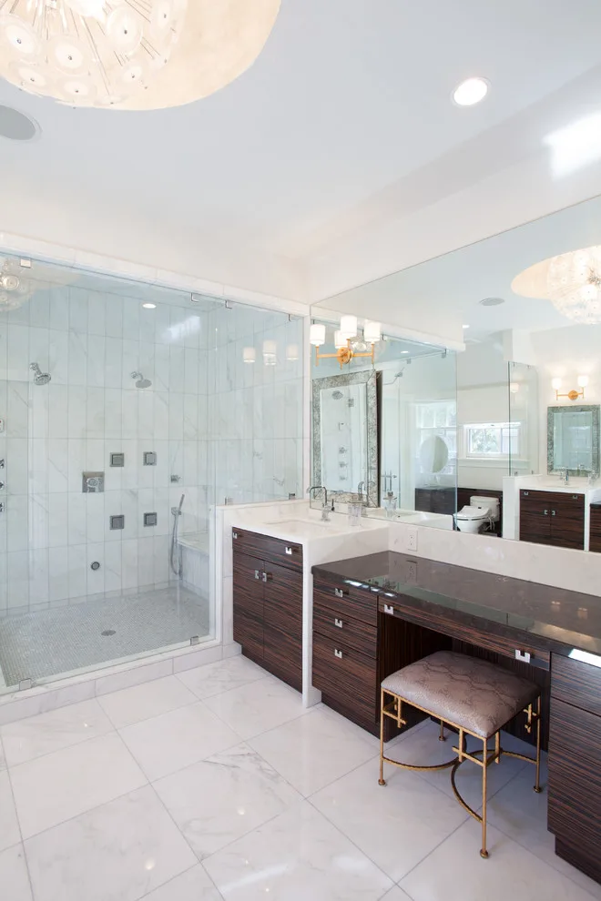 Modern Bathroom Crisp Whites by Kitchen & Bath Concepts - Photo 2