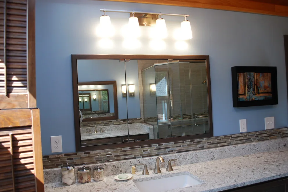 Modern Hudson Master Bathroom by Kitchen And Bath Etc. - Photo 9