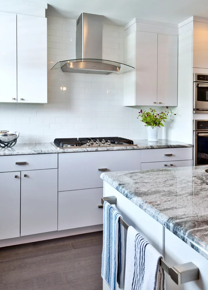 Modern Kitchen with White Laminate Cabinetry by Main Line Kitchen Design - Photo 2