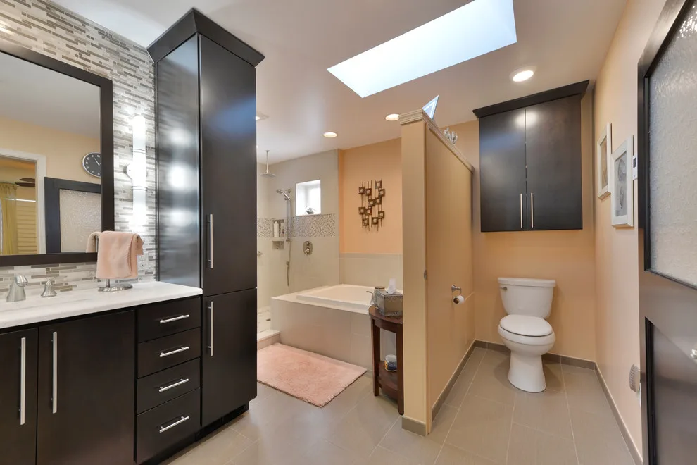 Modern Luxury Bathroom and Bedroom Suite by Excel Remodeling - Photo 16
