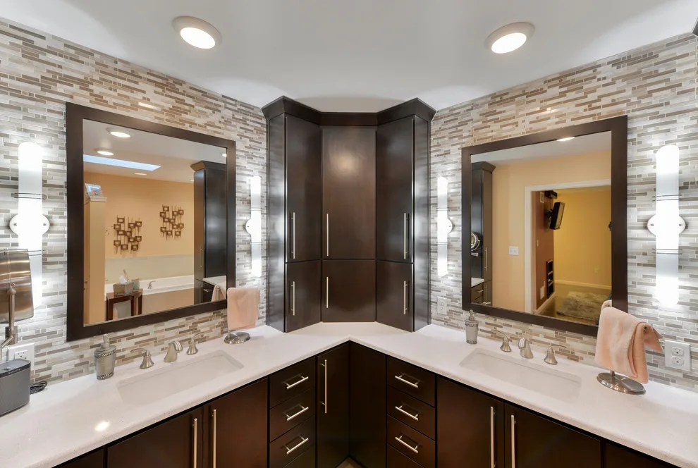 Modern Luxury Bathroom and Bedroom Suite by Excel Remodeling - Photo 20