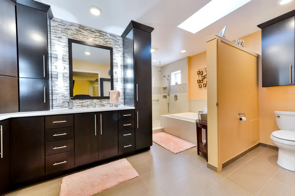 Modern Luxury Bathroom and Bedroom Suite by Excel Remodeling - Photo 25