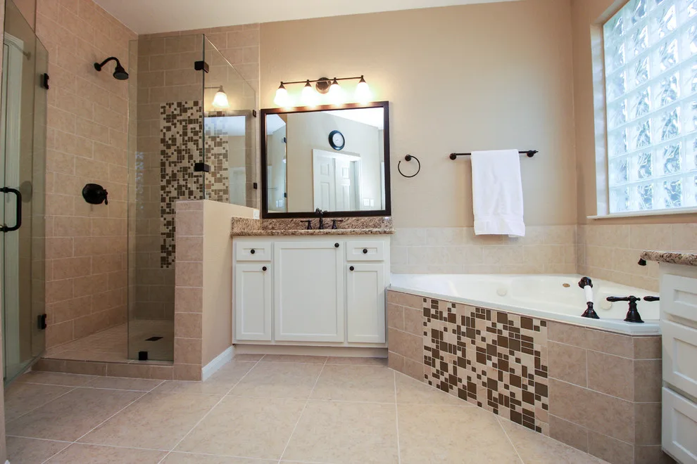 Murano Cream Master Bathroom Renovation by Griffin Design - Photo 13