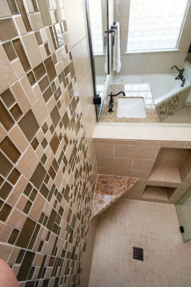Murano Cream Master Bathroom Renovation by Griffin Design - Photo 19