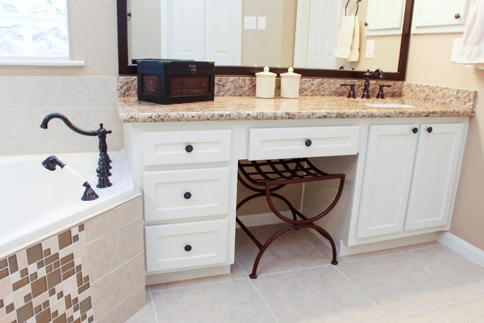 Murano Cream Master Bathroom Renovation by Griffin Design - Photo 15