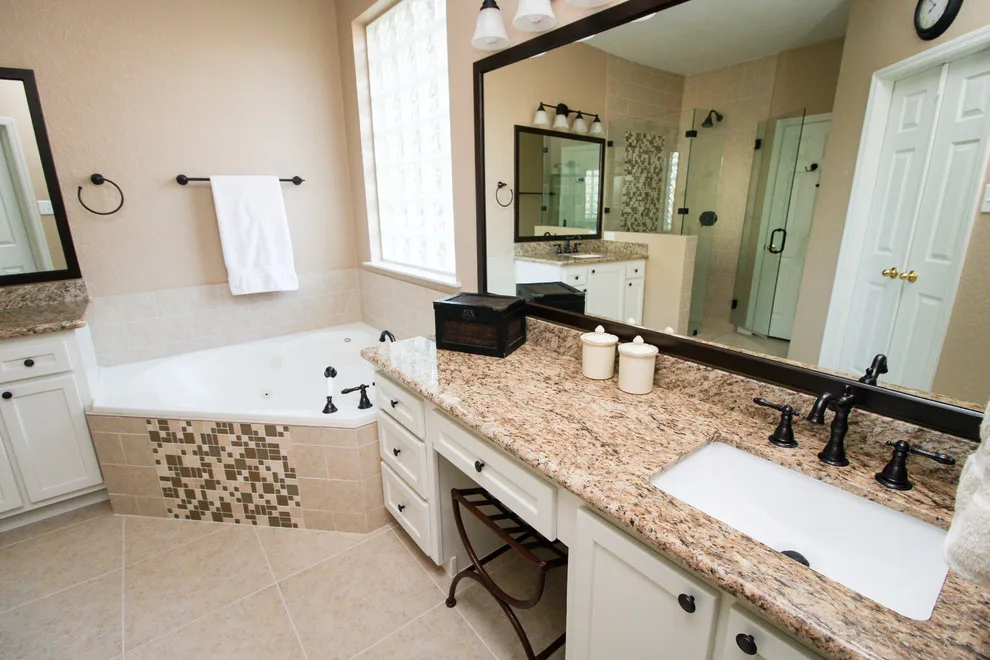 Murano Cream Master Bathroom Renovation by Griffin Design - Photo 18