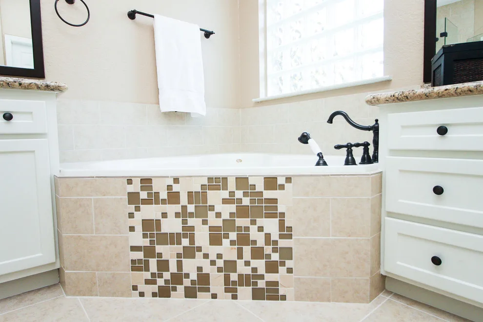 Murano Cream Master Bathroom Renovation by Griffin Design - Photo 22