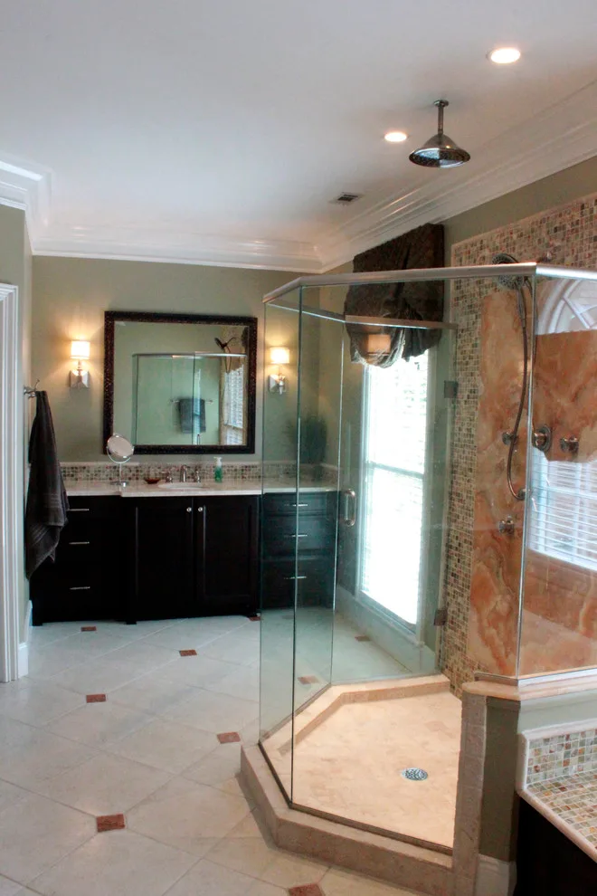 Crestline Transitional Main Bathroom by Highland Design+Build - Photo 8