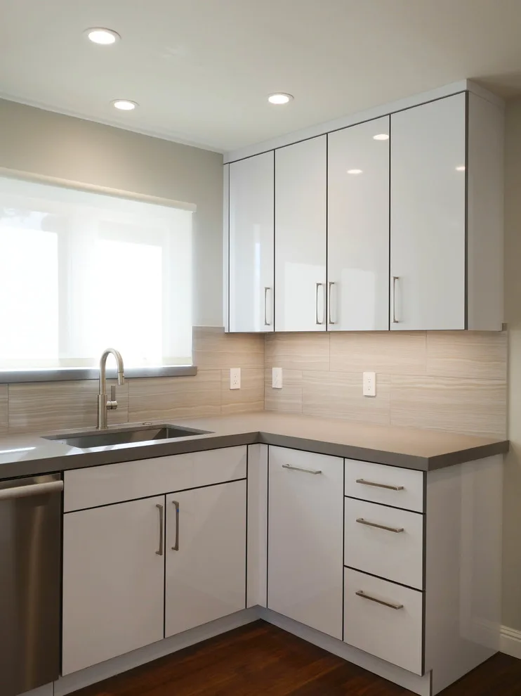 Crestview Sleek White Contemporary Kitchen by Kitchen Inspiration Inc. - Photo 7