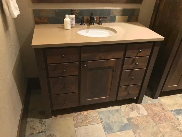 Tailored Bathroom Vanity Cabinets by Cedar Mountain Woodwrights - Photo 2