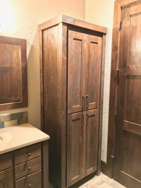 Tailored Bathroom Vanity Cabinets by Cedar Mountain Woodwrights - Photo 3