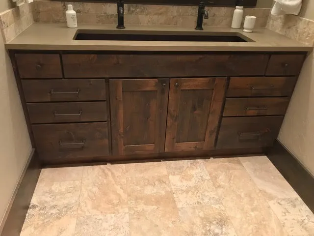 Tailored Bathroom Vanity Cabinets by Cedar Mountain Woodwrights - Photo 4