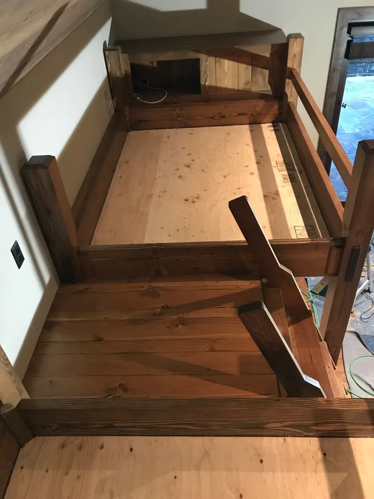 Personalized bunk beds by Cedar Mountain Woodwrights - Photo 5