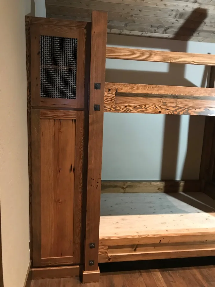 Personalized bunk beds by Cedar Mountain Woodwrights - Photo 7