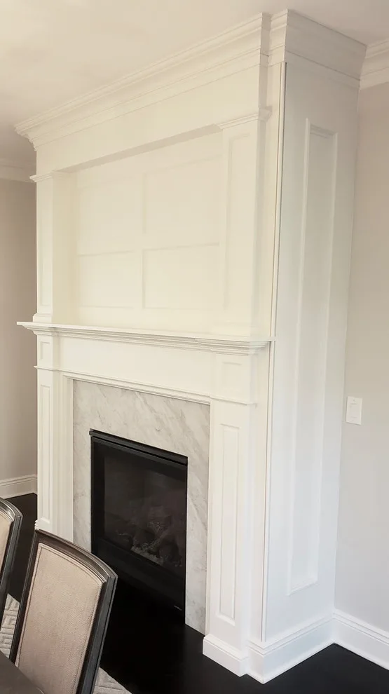 Personalized Gas Fireplace Enclosure by Radzwillas Kitchen And Bath Design - Photo 2