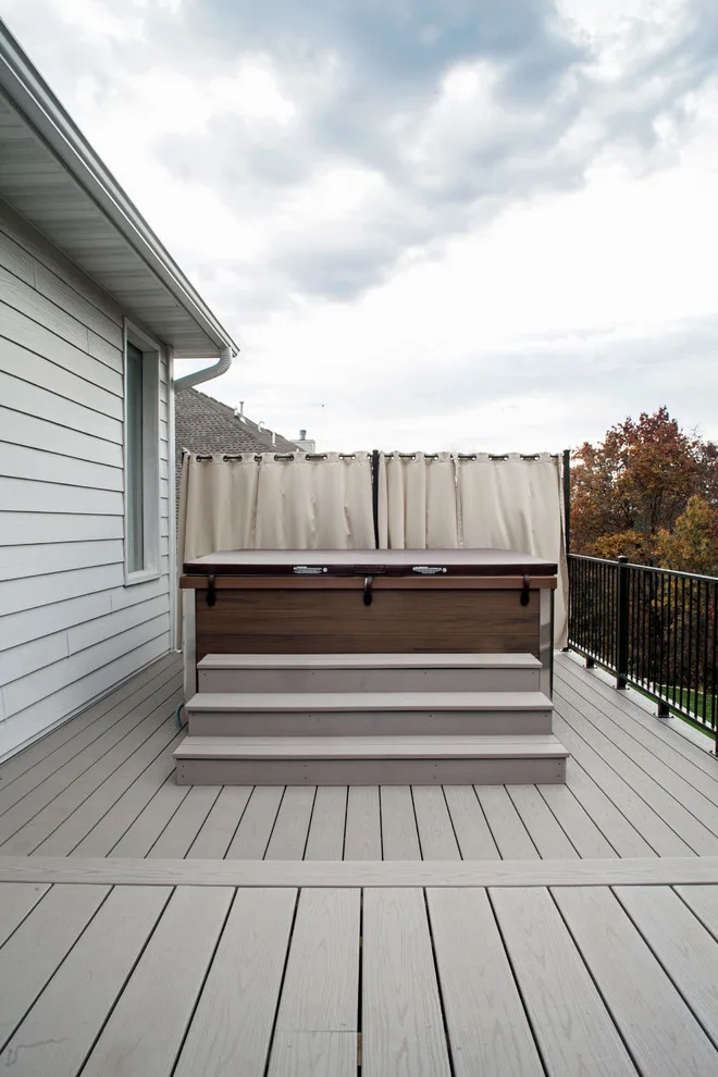 Azek Deck and Kitchen Screen Porch by Kliethermes Homes & Remodeling - Photo 7
