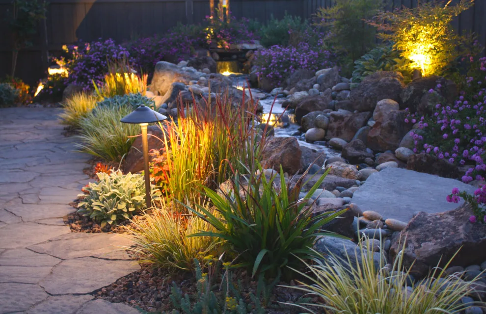 Tiered Creek Project for the Backyard by Traina Thought Landscapes - Photo 2