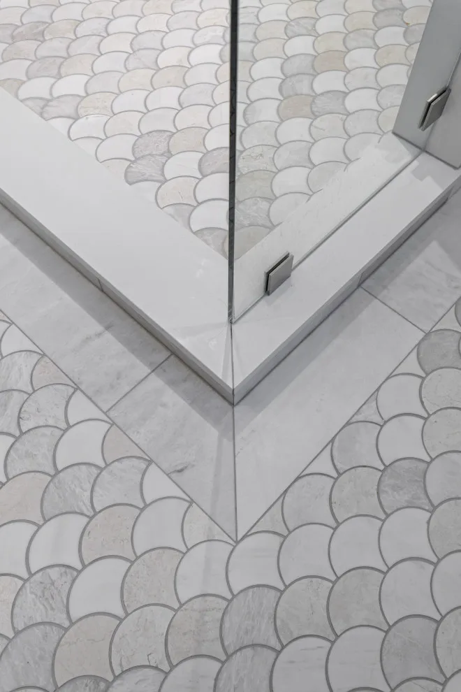 Bedford, MA Primary Bathroom Renovation at Bandera Residence by Yusra Design Build - Photo 6