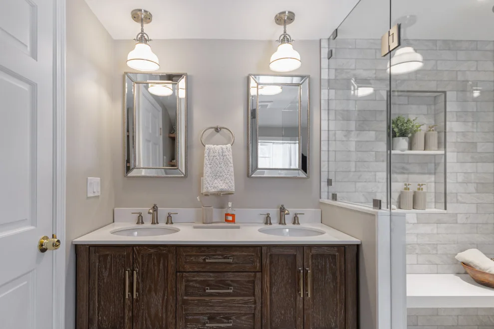 Bedford, MA Primary Bathroom Renovation at Bandera Residence by Yusra Design Build - Photo 5