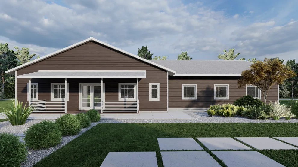 Rustic-Modern 2-Bedroom Barndominium House Design by Penko LLC - Photo 11