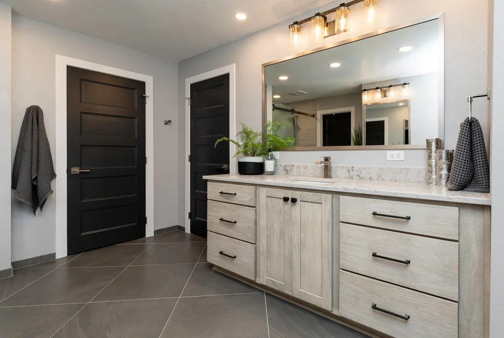 Bathroom Renovation Enhances Texture, Color, and Storage by Red House Remodeling - Photo 3