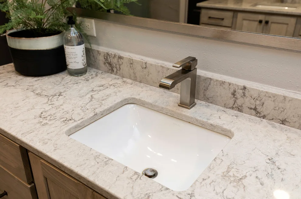 Bathroom Renovation Enhances Texture, Color, and Storage by Red House Remodeling - Photo 4