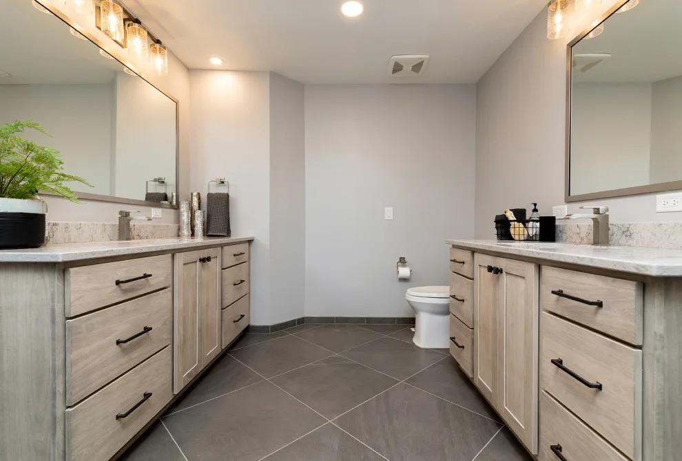 Bathroom Renovation Enhances Texture, Color, and Storage by Red House Remodeling - Photo 2
