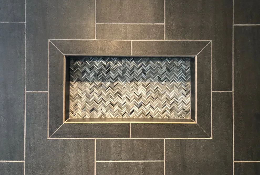 Restrooms by Dimension Design & Construction, LLC. - Photo 7