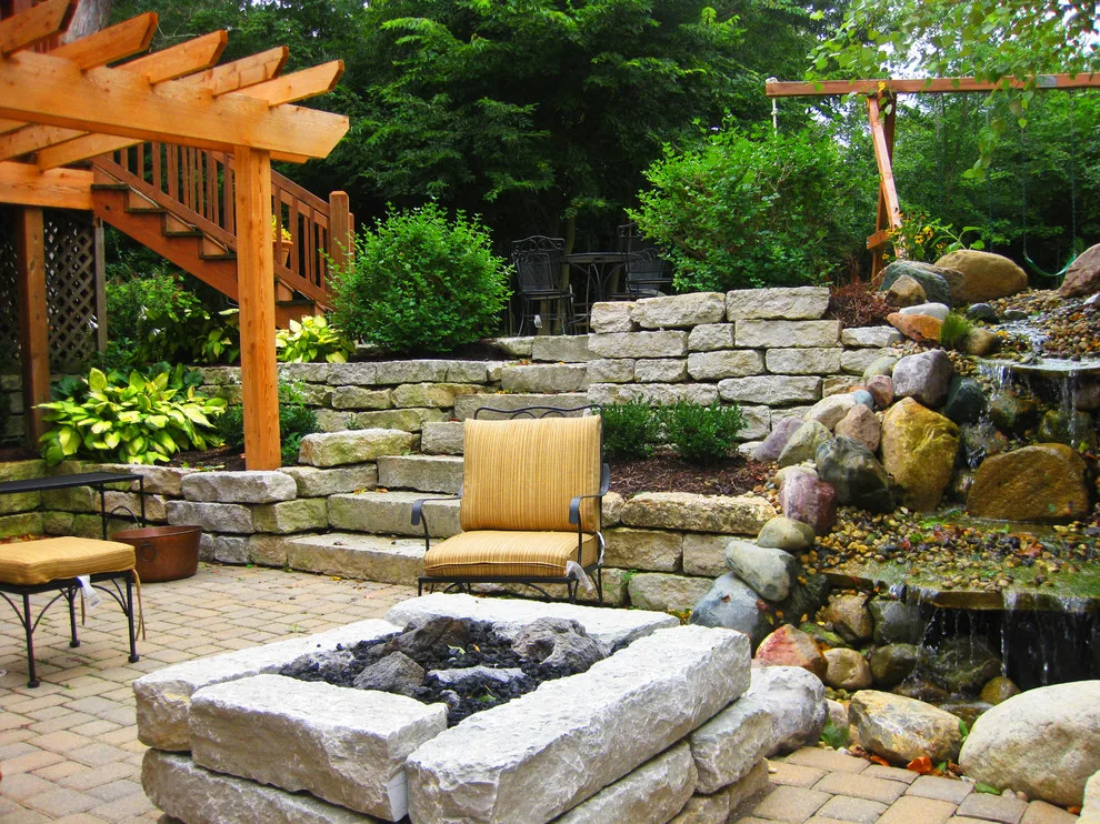 Charming Outdoor Living Area in Indianapolis by Surroundings By Natureworks - Photo 2