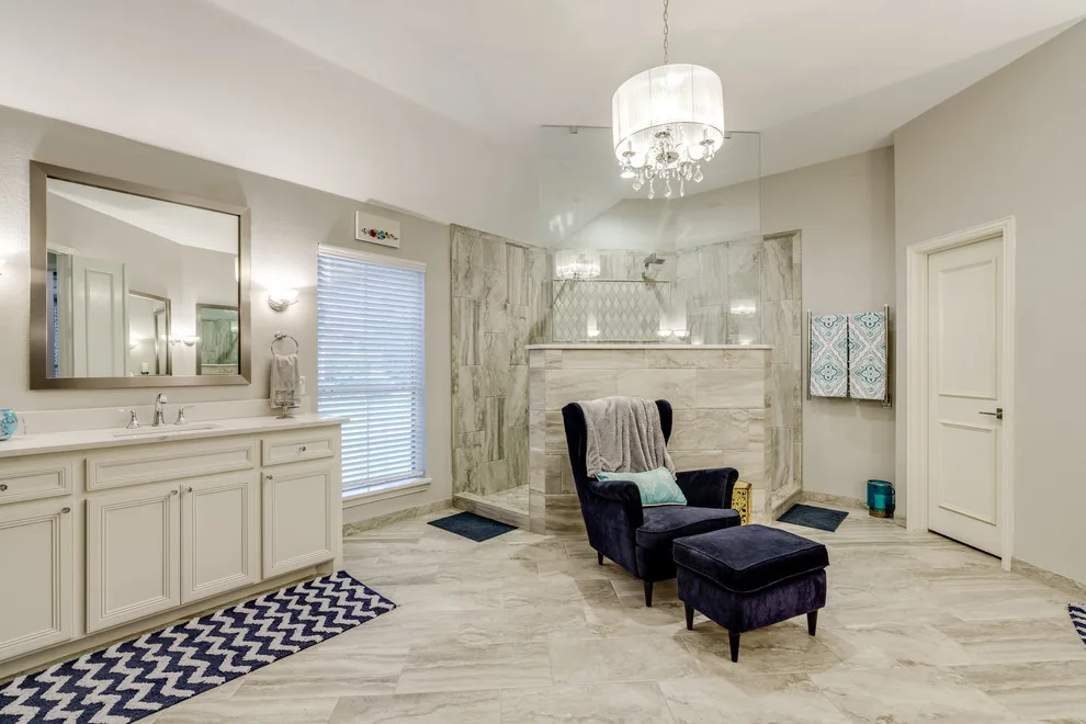 Bee Caves Primary Bathroom, Entrance, Dining Area, Pool Room by Andregg Contracting, Inc. - Remodeling Specialists - Photo 5