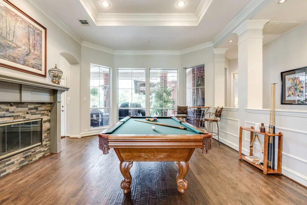 Bee Caves Primary Bathroom, Entrance, Dining Area, Pool Room by Andregg Contracting, Inc. - Remodeling Specialists - Photo 8