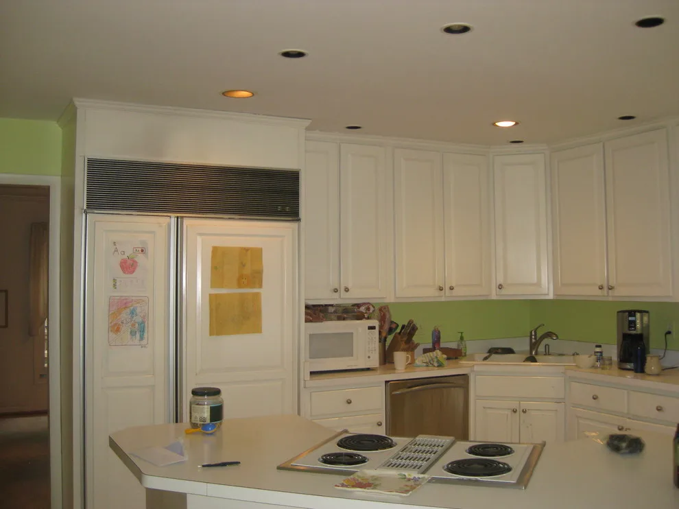 Andover Road White Transitional Kitchen by Alpha Design + Build - Photo 11