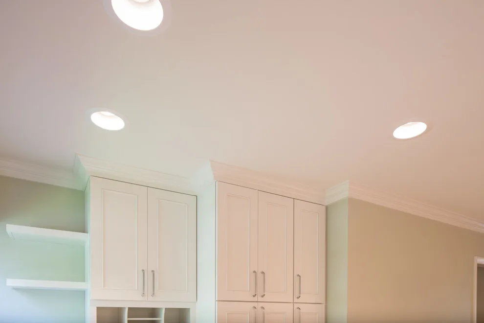 Andover Road White Transitional Kitchen by Alpha Design + Build - Photo 3