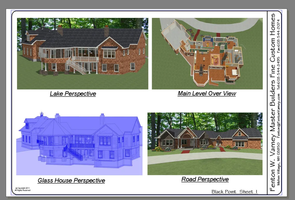 Winnipesaukee Black Point, NH by Fenton W. Varney - Master Builders - Photo 6