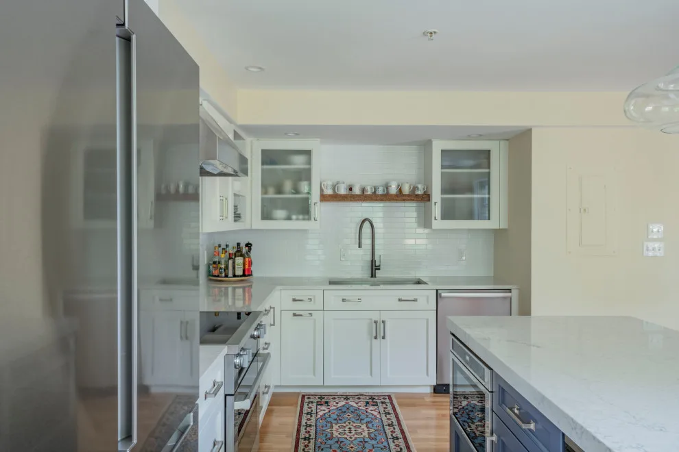Cambridge Apartment Kitchen by WORKS By Jesse DeBenedictis, LLC - Photo 16