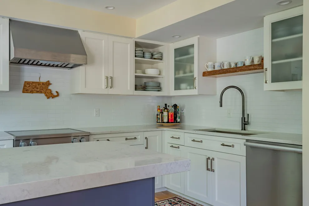 Cambridge Apartment Kitchen by WORKS By Jesse DeBenedictis, LLC - Photo 12