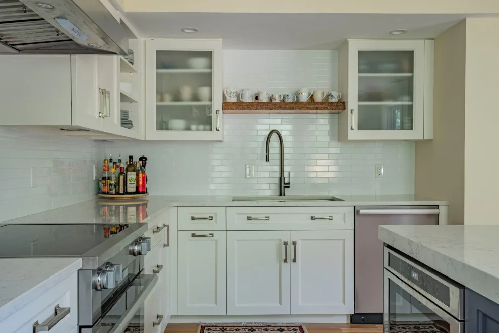 Cambridge Apartment Kitchen by WORKS By Jesse DeBenedictis, LLC - Photo 7