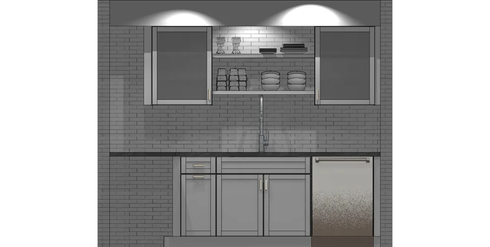 Cambridge Apartment Kitchen by WORKS By Jesse DeBenedictis, LLC - Photo 2