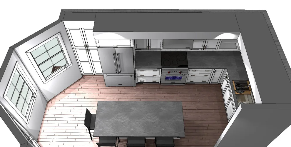 Cambridge Apartment Kitchen by WORKS By Jesse DeBenedictis, LLC - Photo 3