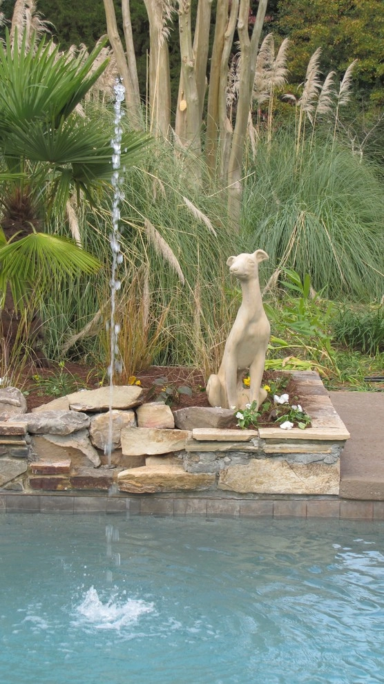 Private Swimming Pool by Charles Godfrey Landscape Architects, Inc. - Photo 4