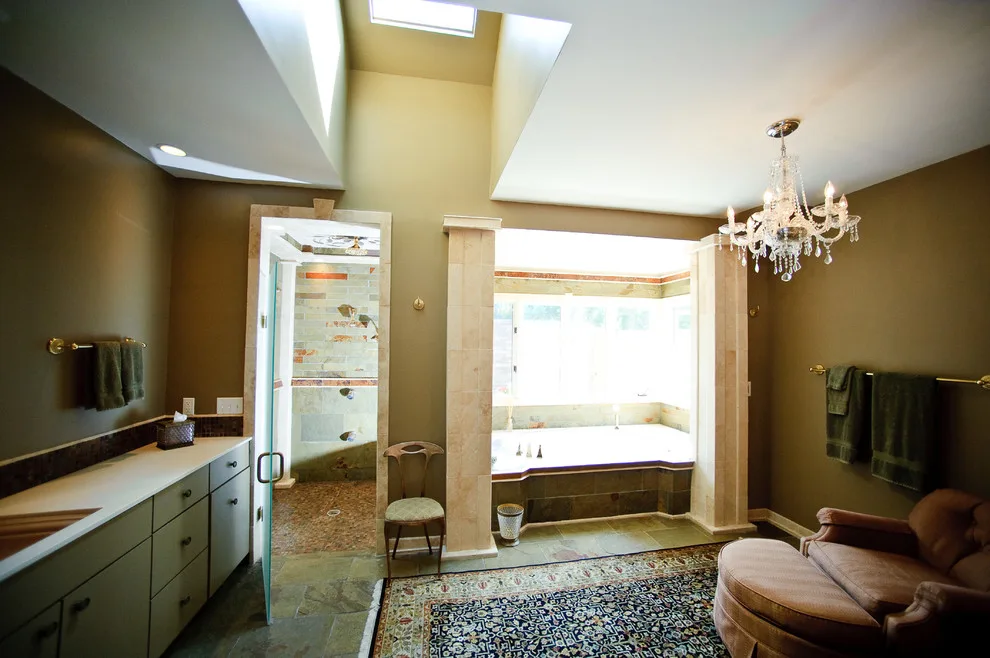 Carmel Tile Mosaic Bathroom by Jensen Design - Photo 3