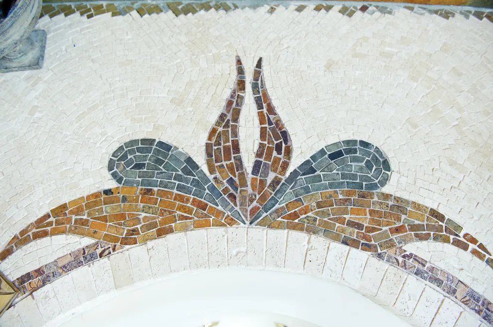 Carmel Tile Mosaic Bathroom by Jensen Design - Photo 11
