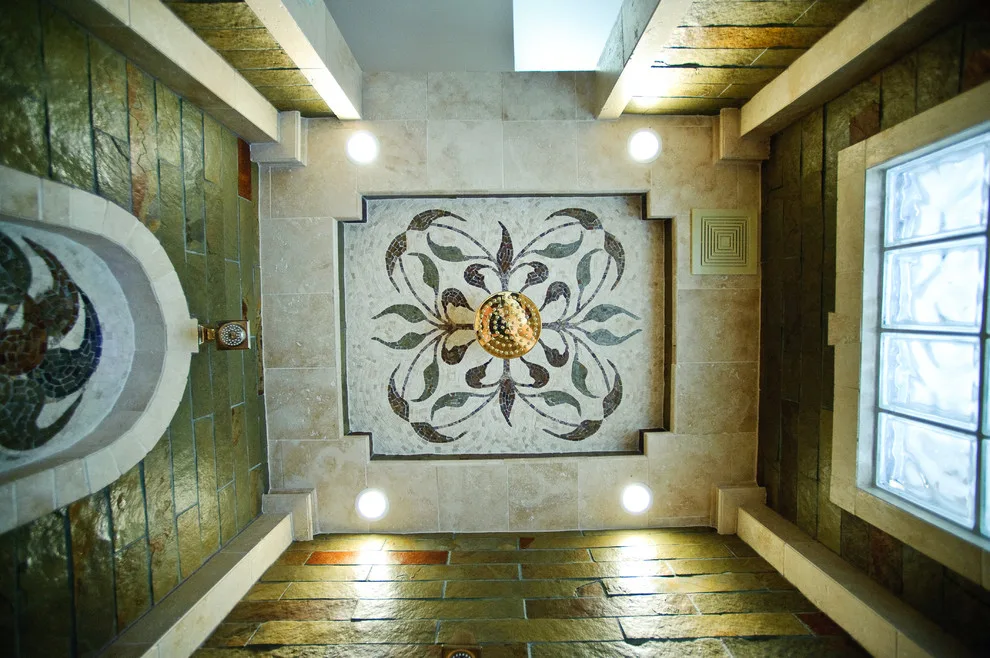 Carmel Tile Mosaic Bathroom by Jensen Design - Photo 9