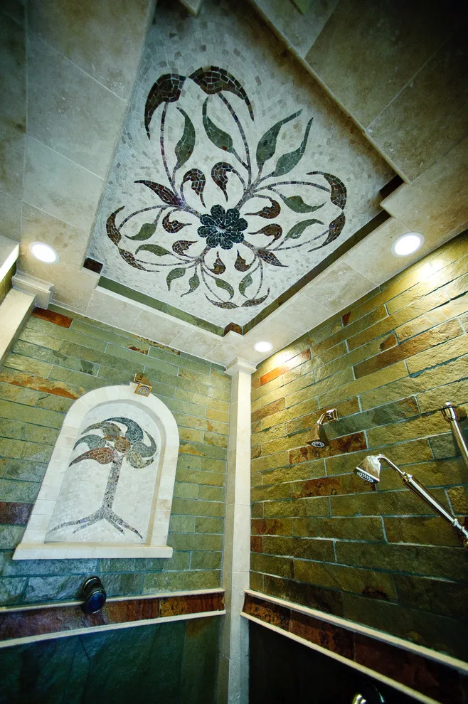 Carmel Tile Mosaic Bathroom by Jensen Design - Photo 14