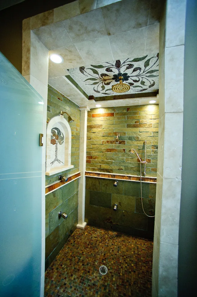 Carmel Tile Mosaic Bathroom by Jensen Design - Photo 10